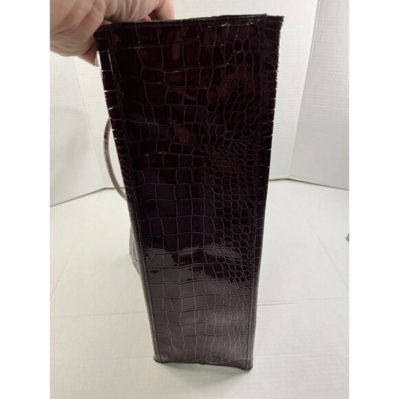 Jessica Simpson Dark Red Faux Snake Skin Tote - Picture 11 of 16